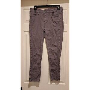 Anthropologie Pilcro and the Letterpress Jeans Sz 27 Stet Skinny Crop Purple